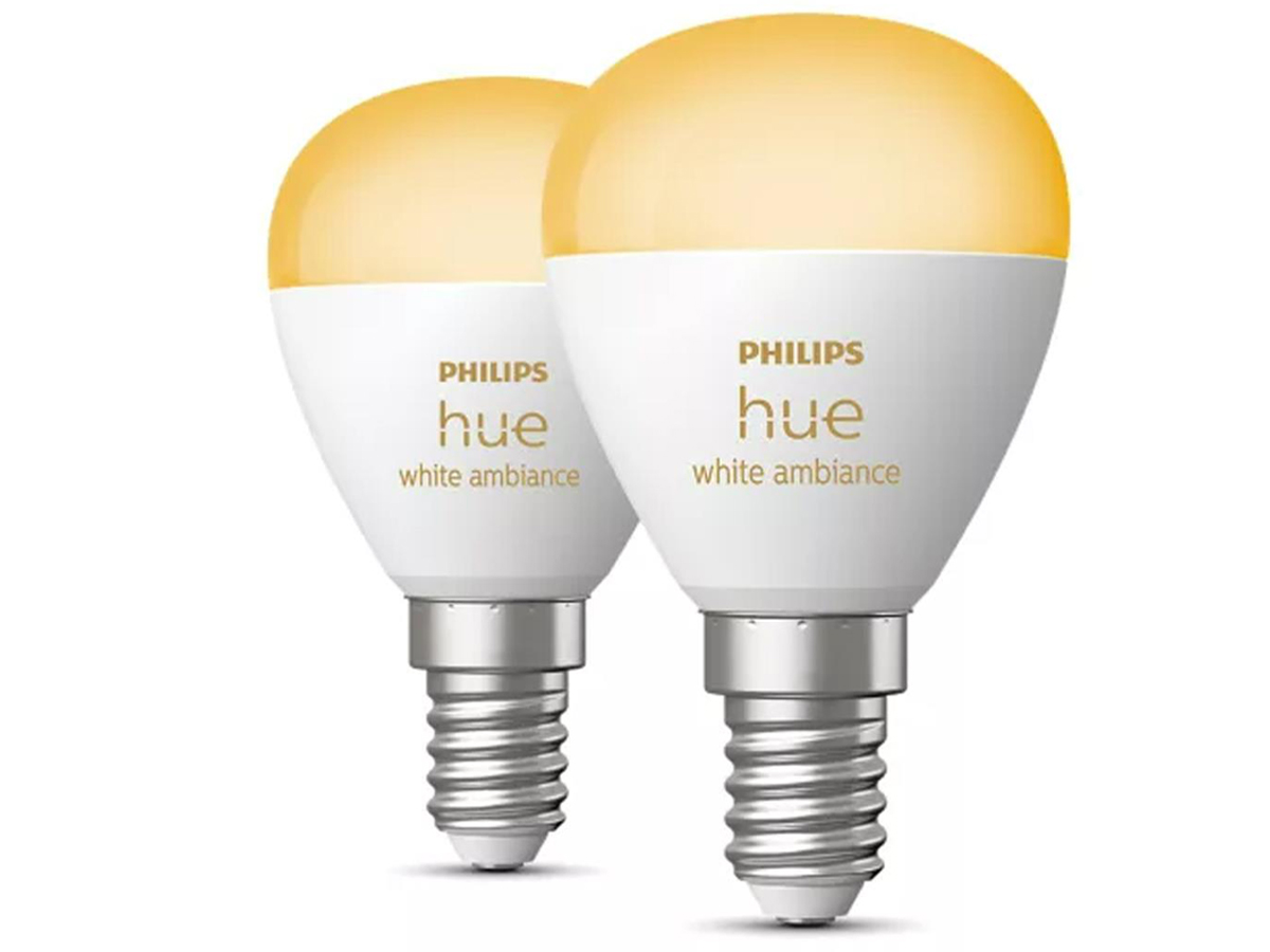 Philips Hue White ambiance Żarówka kulka E14 470 lm 2 szt