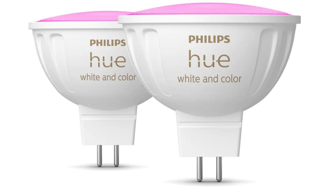 Philips Hue White and color ambiance Żarówka MR16 GU5.3 400 lm 2 szt.