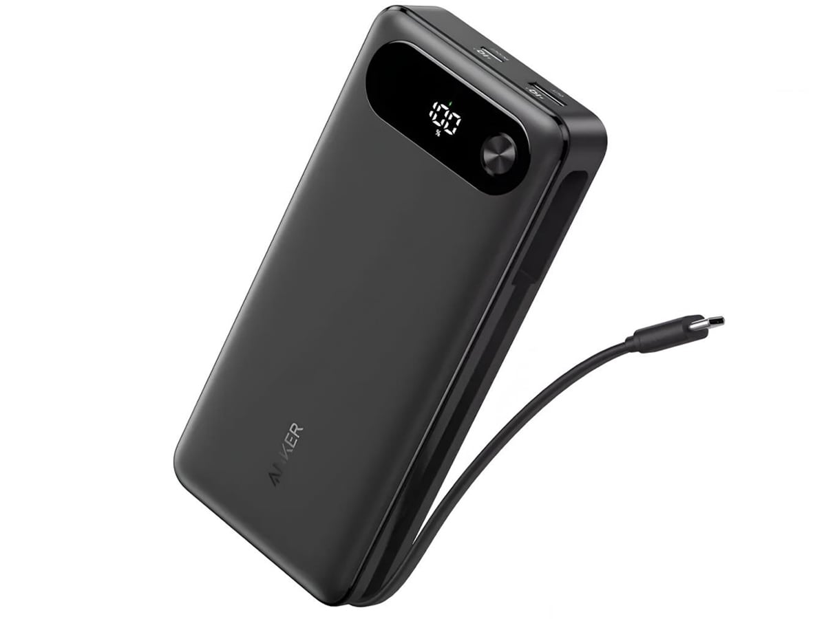 Power Bank Anker 20000mAh 87W z wbudowanym kablem USB-C