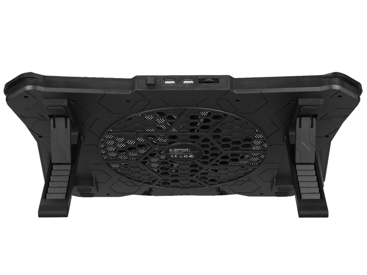 Podstawka chłodząca do laptopów 15-17'' Rampage Showy - Widok od tyłu