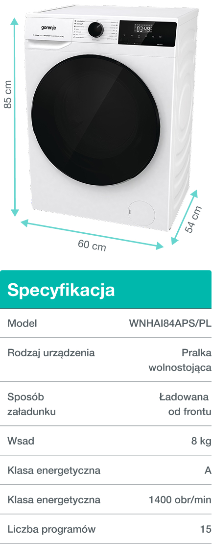 GORENJE LAUNDRY W1NHPI84AS-PL