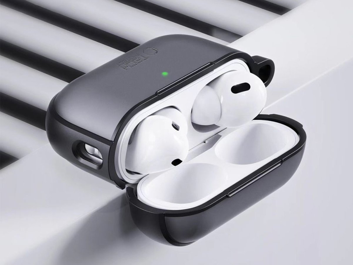 Etui Tech-Protect Magmat do Apple AirPods Pro (1.|2. gen.) Matte Black - Grafika lifestyle