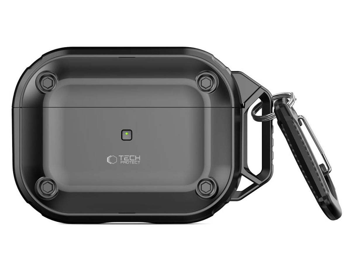 Etui Tech-Protect Rough Hook do Apple AirPods Pro (1.|2. gen.) Black - Widok ogólny