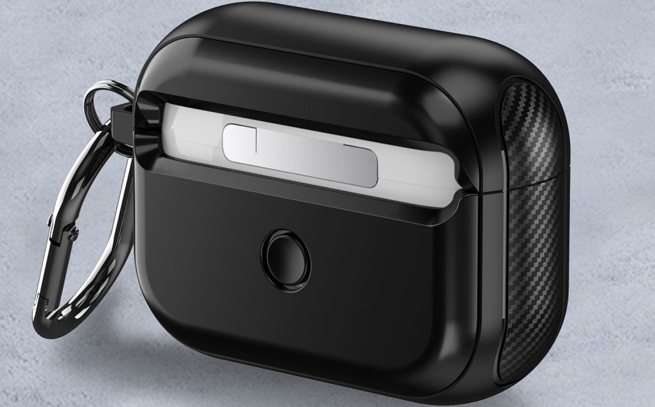 Etui Tech-Protect Defender Hook do Apple AirPods Pro (1.|2. gen.) Black - Grafika lifestyle