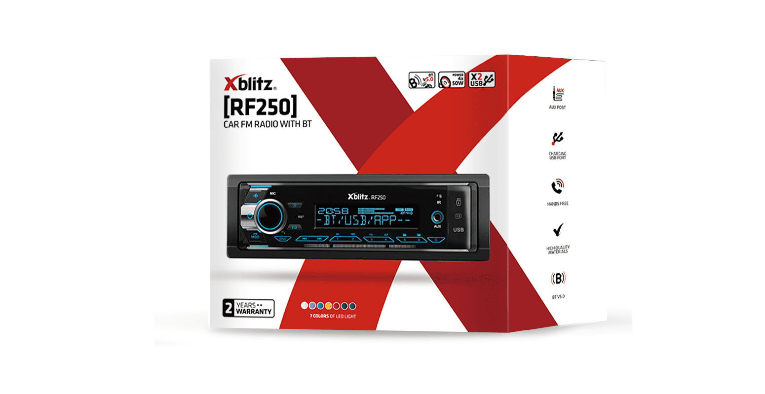 pudełko Xblitz RF250