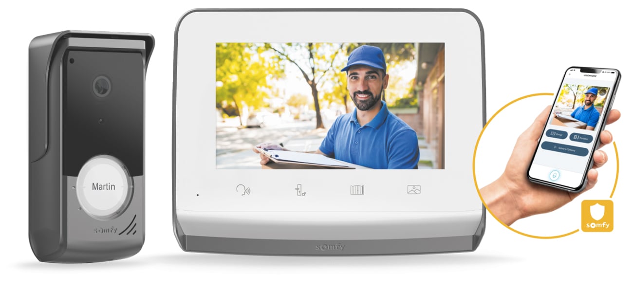 Wideodomofon Somfy V350 Connect - Zawartość zestawu