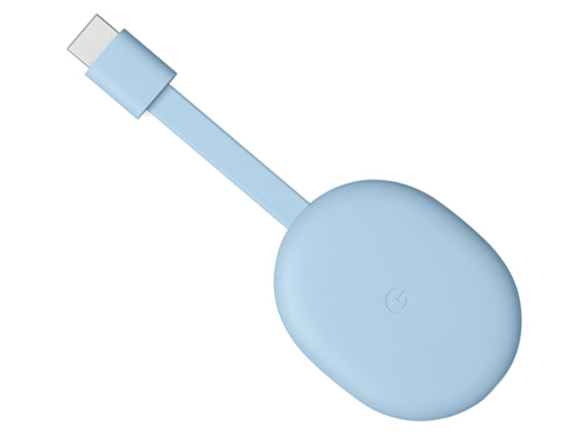 Odtwarzacz multimedialny Google Chromecast 4.0 Niebieski - Widok ogólny