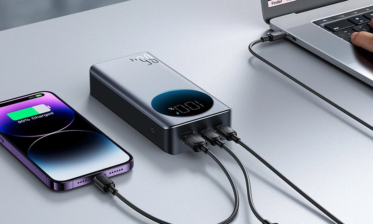 Powerbank JoyRoom 20000mAH 65W czarny JR-PBF04