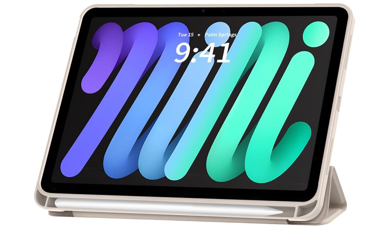 Tech-Protect SmartCase Pen do iPad Mini 7. generacji Starlight