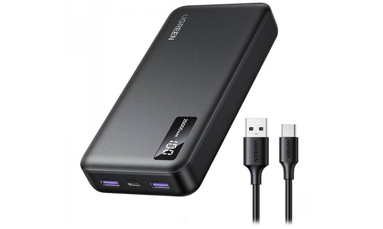Powerbank UGREEN 20000mAh B312 PD 20W czarny
