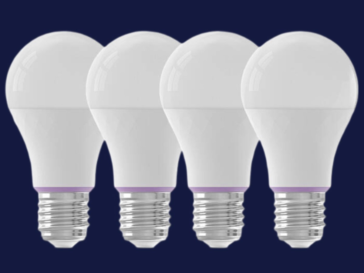 Inteligentna żarówka Yeelight W4 E27 (ściemnialna) - 4 szt. - Grafika z tłem