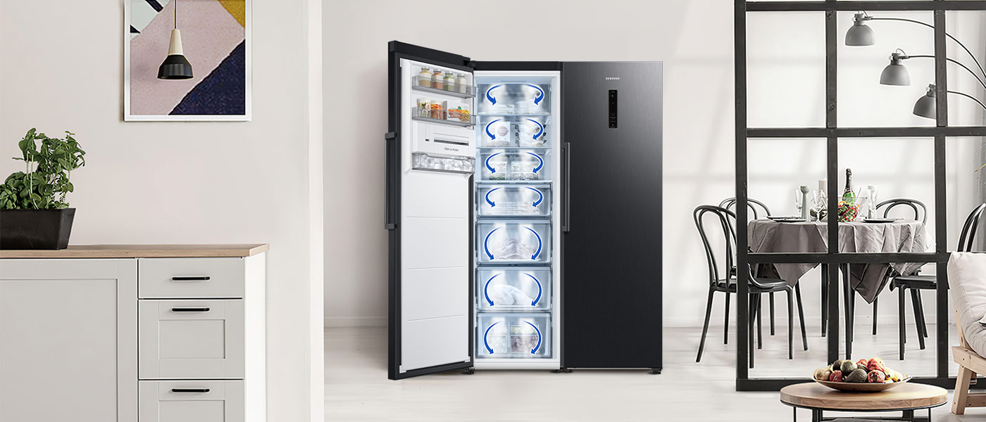 Wizualizacja prezentująca skuteczność systemu All-Around Cooling