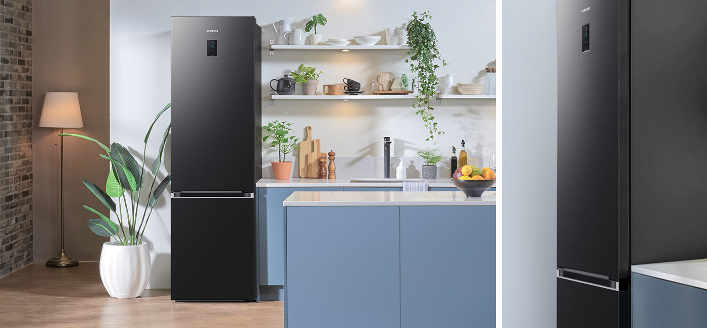 Lodówka zaprojektowana na podstawie wzornictwa Built-In RB38C675EB1