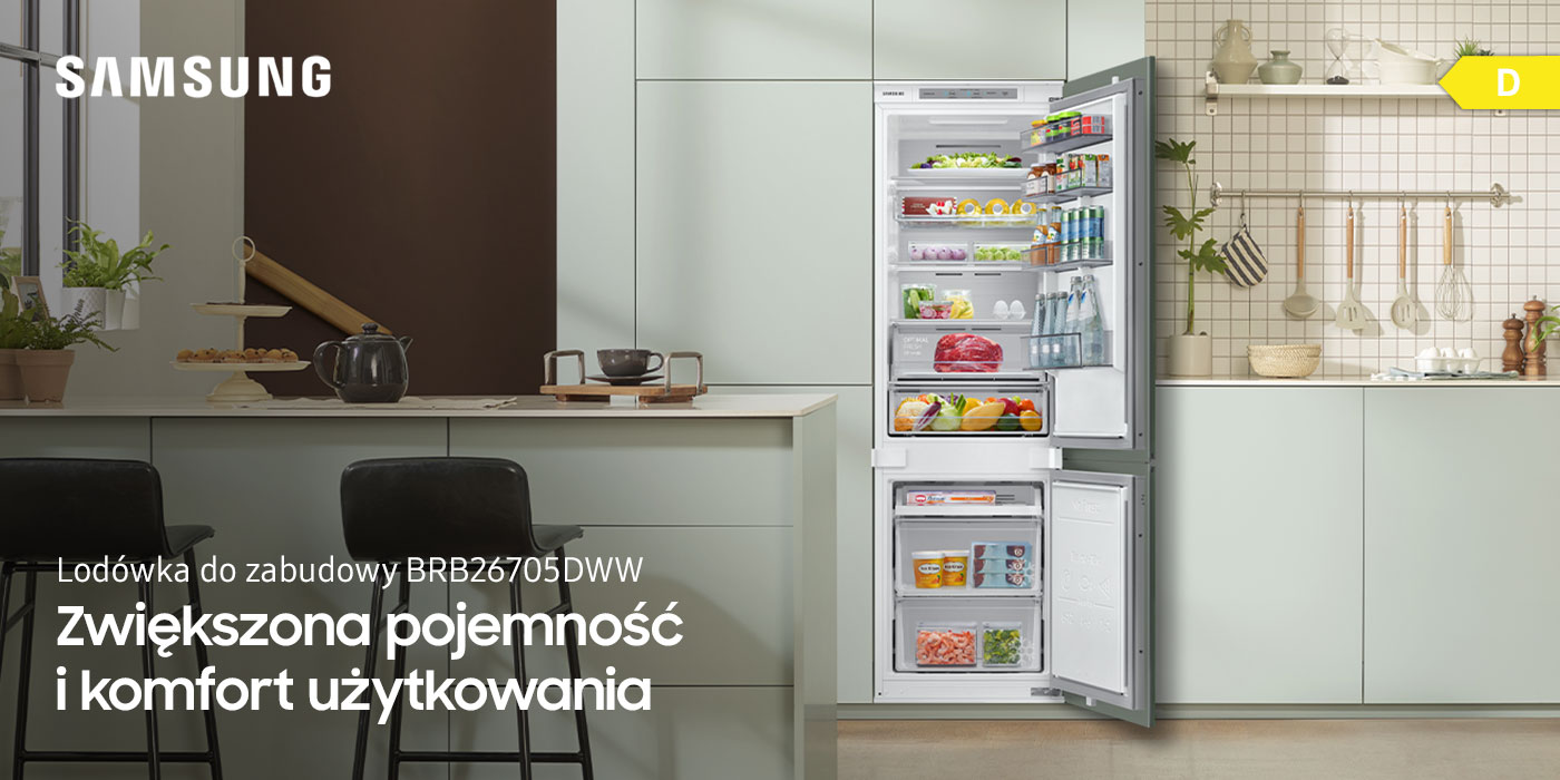 zwiększona pojemność i komfort użytkowania lodówki