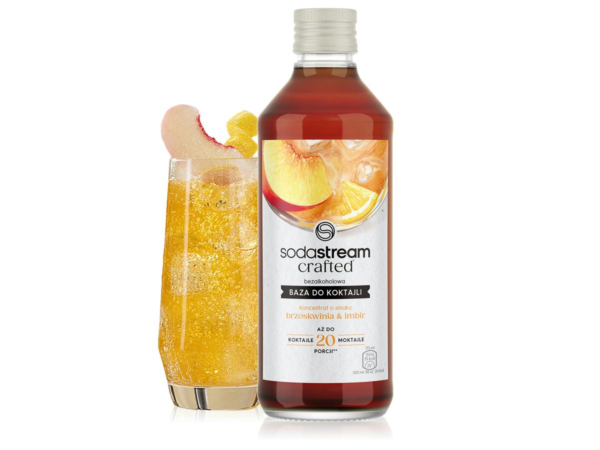 SodaStream Baza Crafted Brzoskwinia & Imbir 330 ml