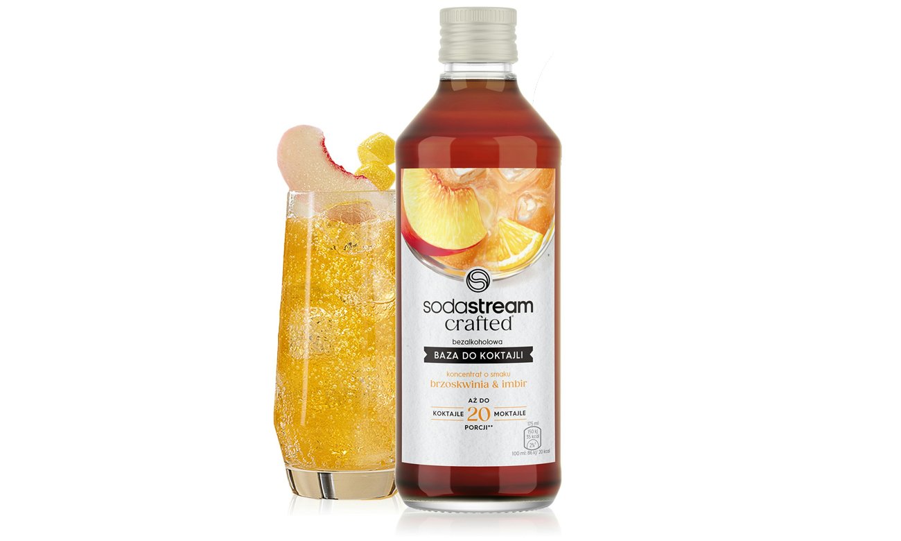 SodaStream Baza Crafted Brzoskwinia & Imbir 330 ml