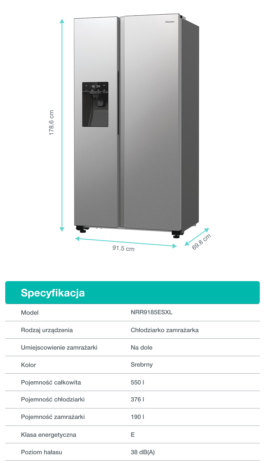 Gorenje fridge NRR9185ESXL