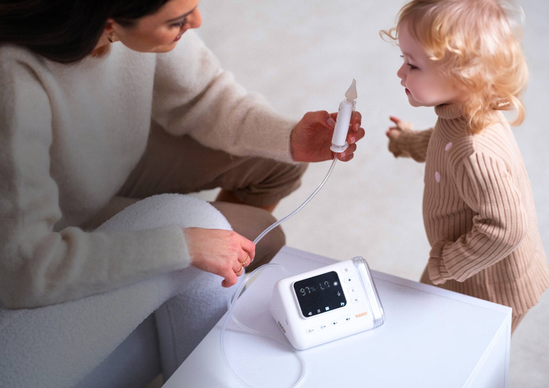 Mobilny aspirator do nosa – bezprzewodowa konstrukcja