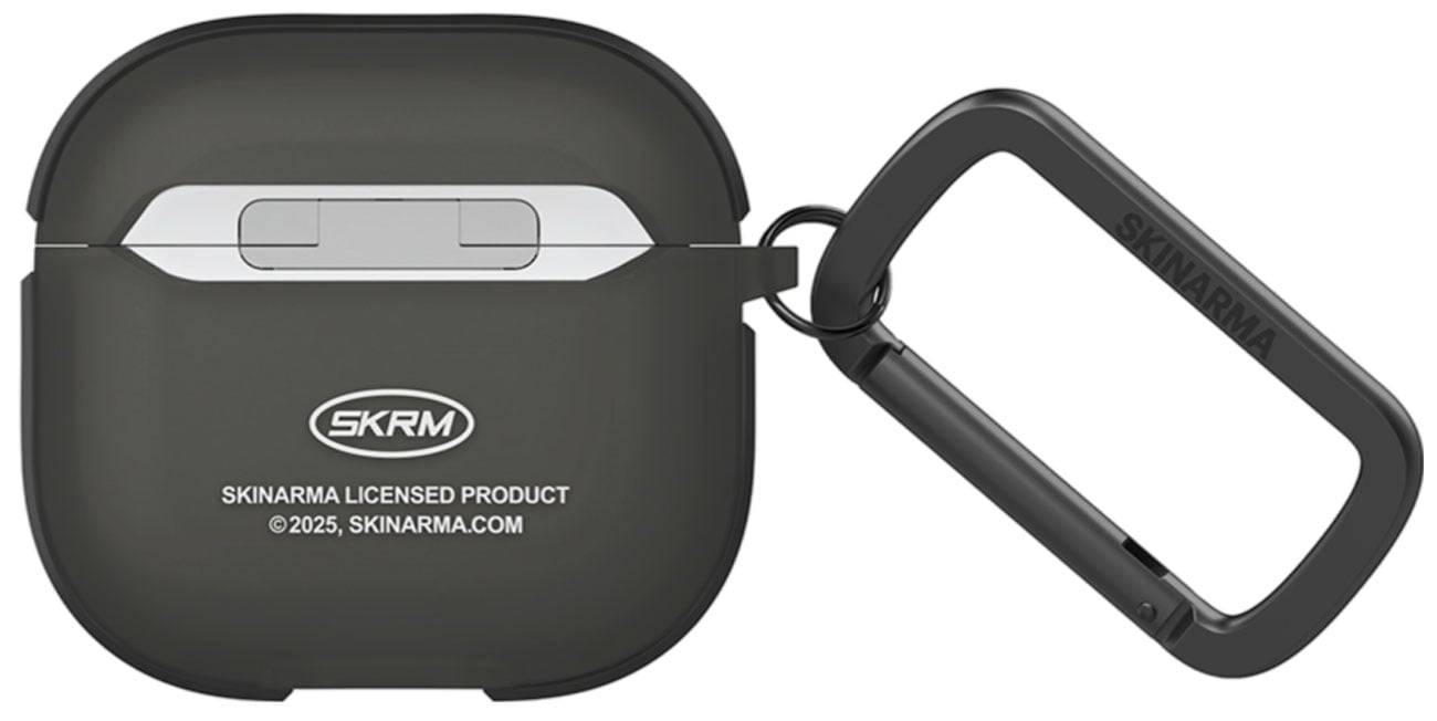 Etui Skinarma Kinzoku do AirPods 4. generacji Smoke - Widok ogólny