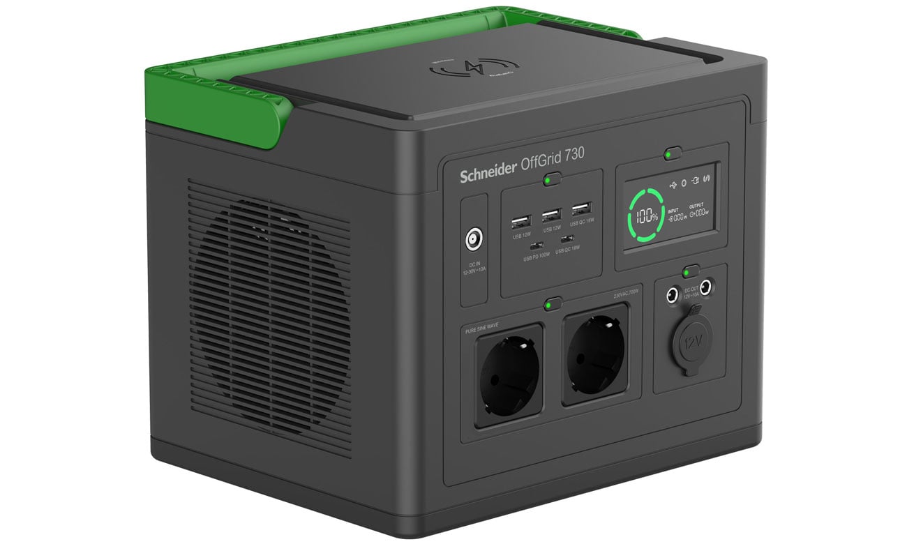Stacja zasilania APC 730 (738Wh, 2x Schuko)
