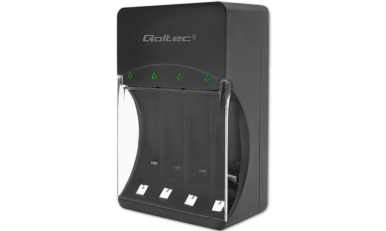Qoltec 50653 ładowarka do akumulatorków Ni-MH typu R03/AAA R6/AA