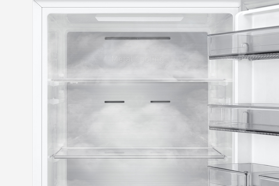 lodówka Samsung brb80f30bef0eo z Metal Cooling szybciej przywraca ustawioną temperaturę po otwarciu jej drzwi
