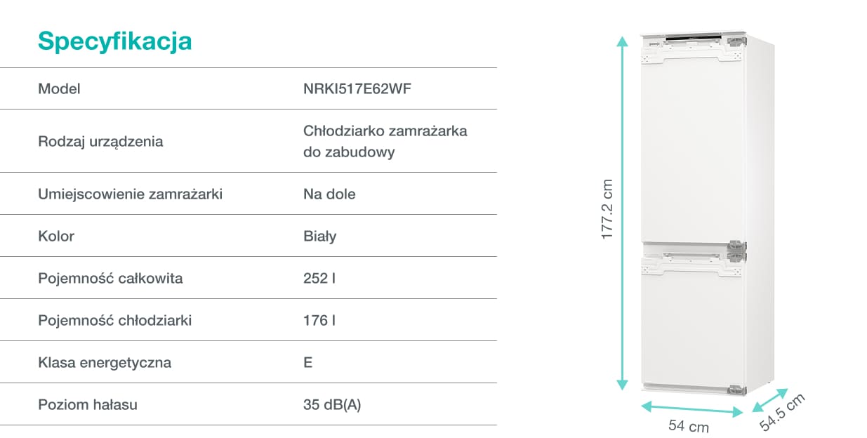 Gorenje fridge RK4162PW4