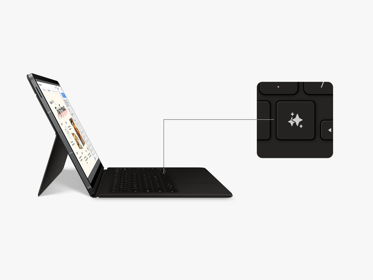 Samsung Book Cover Keyboard AI Key klawisz AI