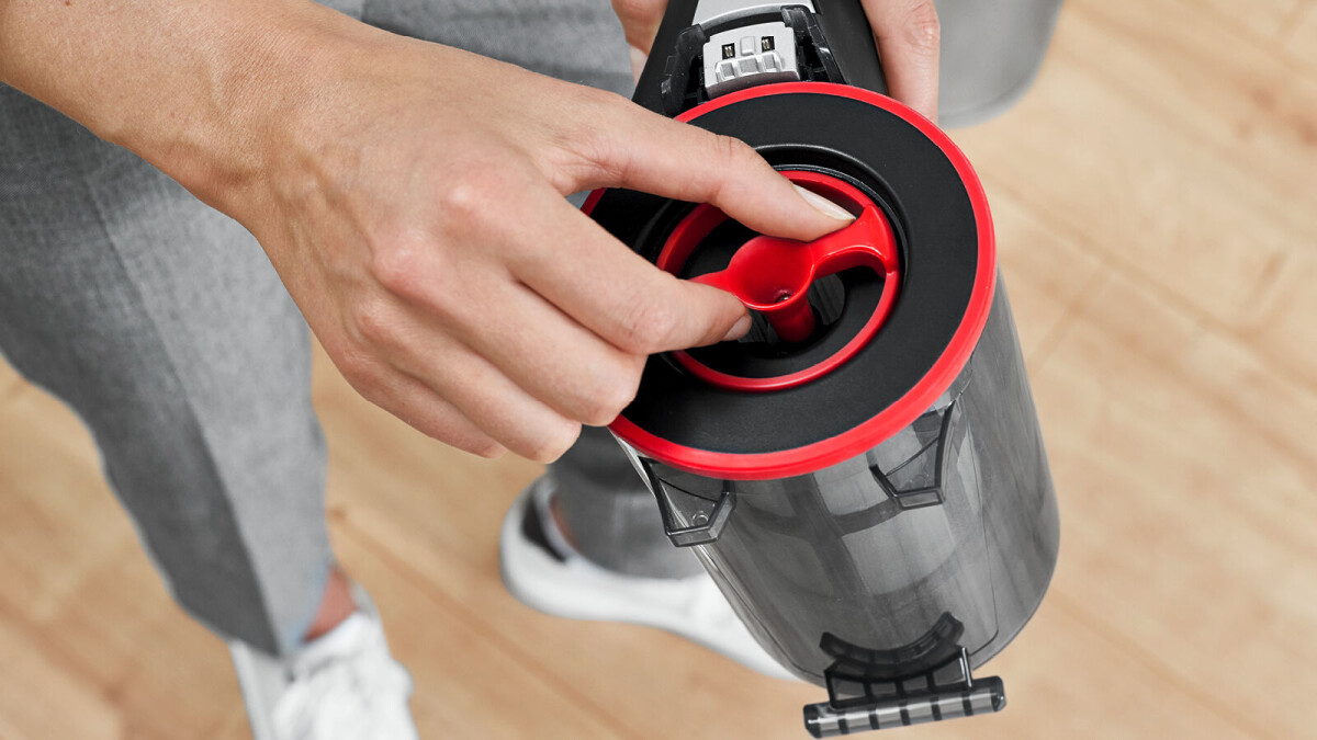 RotationClean – szybkie i łatwe czyszczenie filtra - bez konieczności mycia