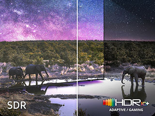 Wysoka jasność i żywe kolory w jakości 4K dzięki Neo Quantum HDR+ w telewizorze Samsung Neo QLED 4K QN92FA (2025)