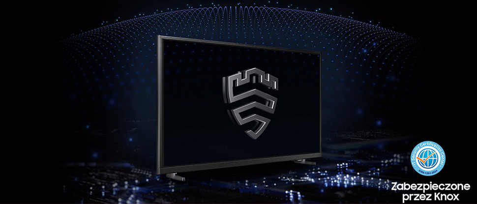 Bezpieczeństwo Samsung Knox w telewizorze Samsung Crystal UHD U8092F 4K Smart TV (2025) 