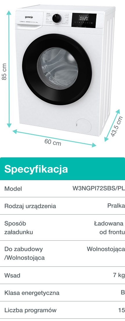 GORENJE LAUNDRY W1NHPI84AS-PL