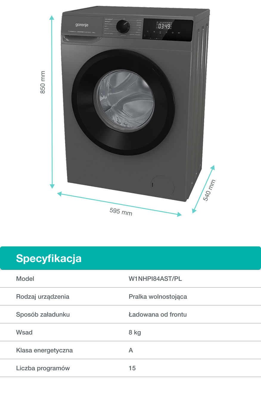 GORENJE LAUNDRY W1NHPI84AS-PL