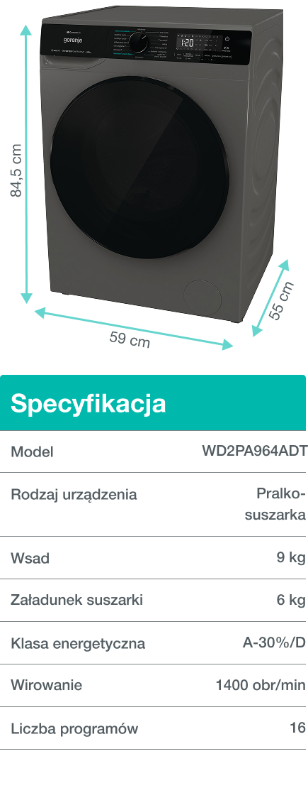 GORENJE LAUNDRY W1NHPI84AS-PL