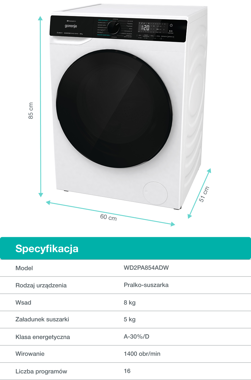 GORENJE LAUNDRY W1NHPI84AS-PL
