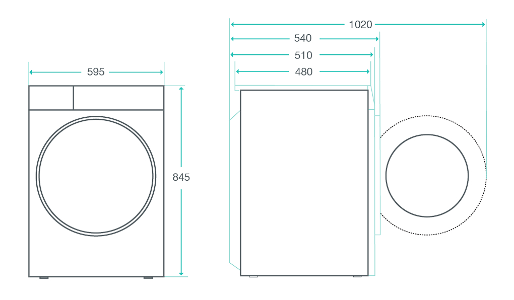 GORENJE LAUNDRY W1NHPI84AS-PL