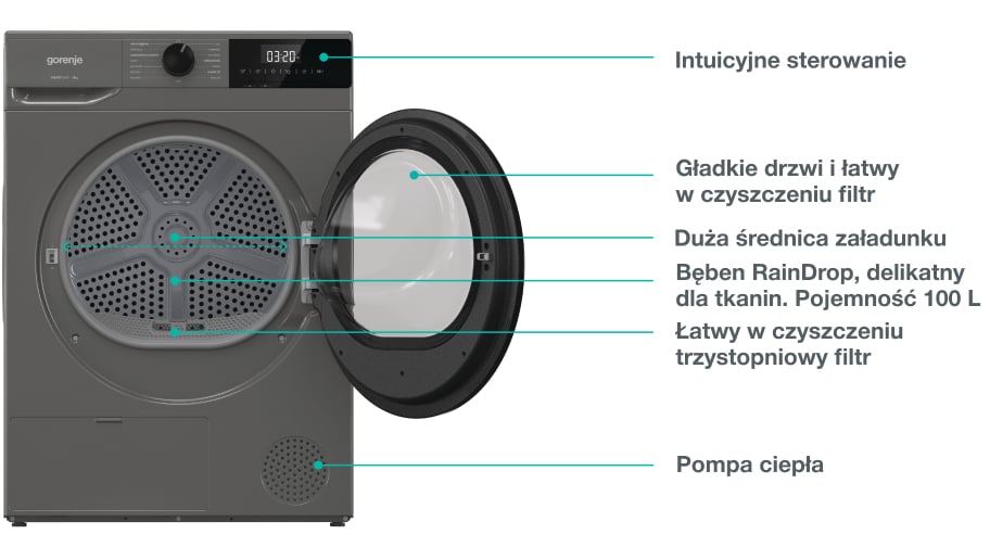 GORENJE LAUNDRY W1NHPI84AS-PL