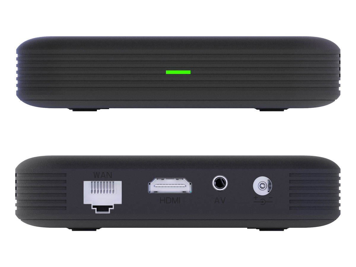 Odtwarzacz multimedialny 4K ZTE Android TV Box - Widok złącz