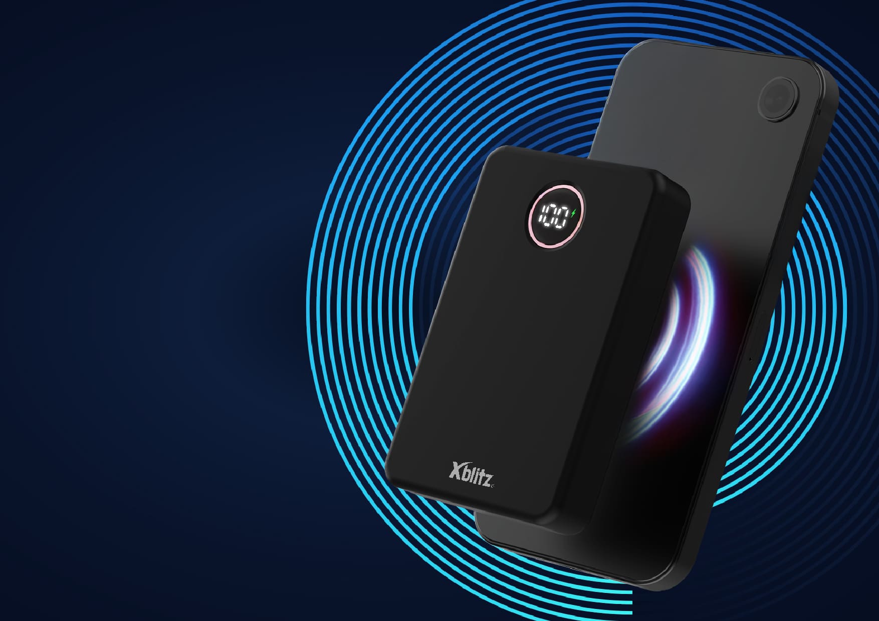 Xblitz Magboost - Kompaktowy powerbank z magnetycznym mocowaniem