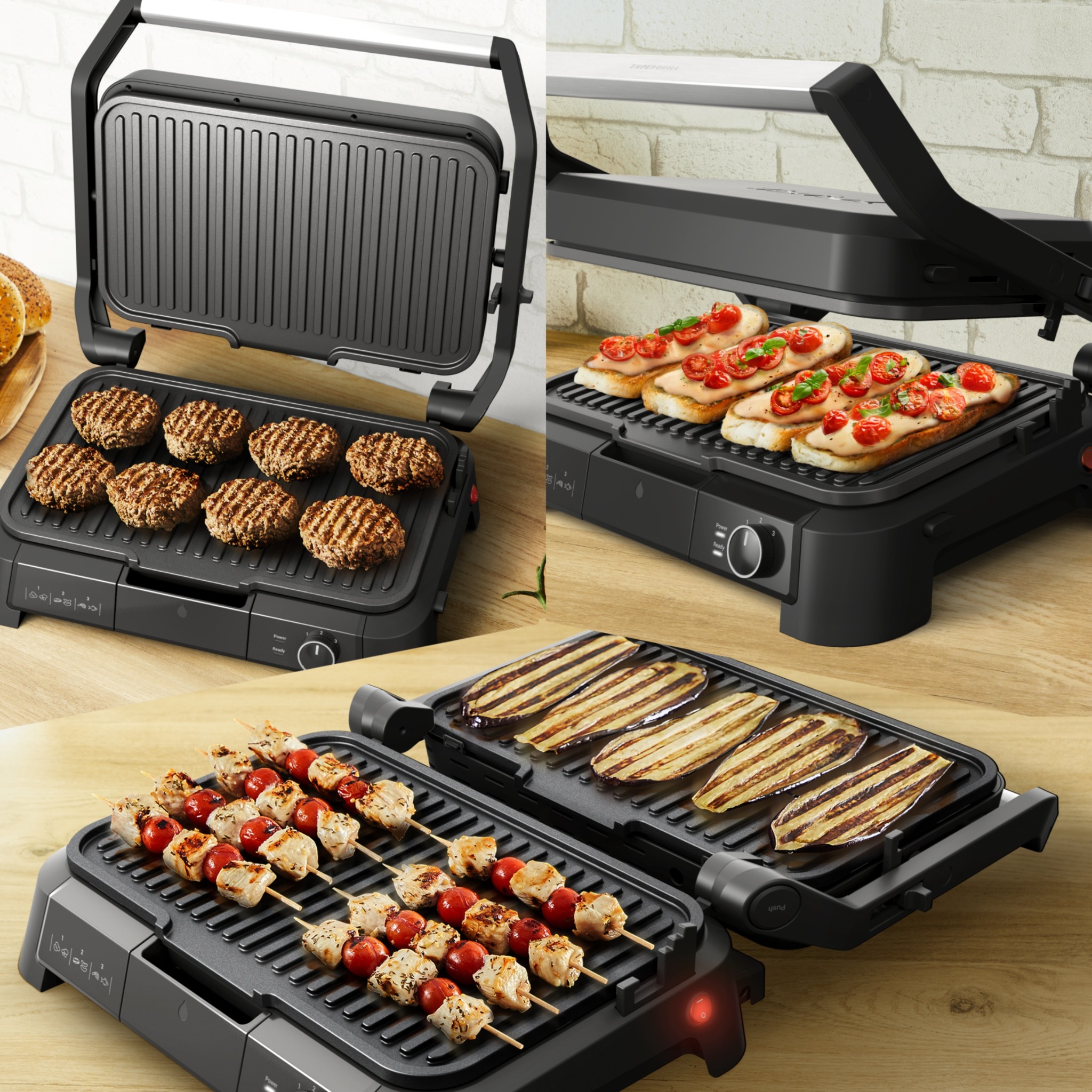 TEFAL SuperGrill 3‑w‑1 XL