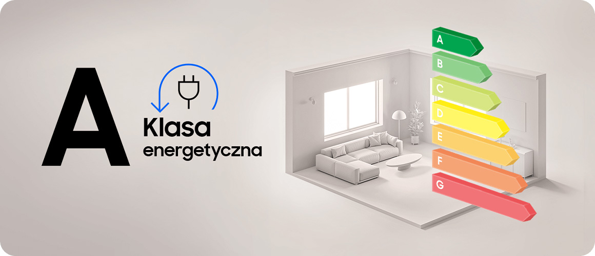 klasa energetyczna A w suszarce DV90DG6845LKU4