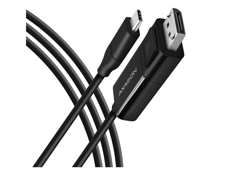 Kabel DisplayPort Axagon RVC-DPC, USB-C - DisplayPort kabel 1.8m, 4K/60Hz