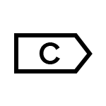 ikona klasa c black