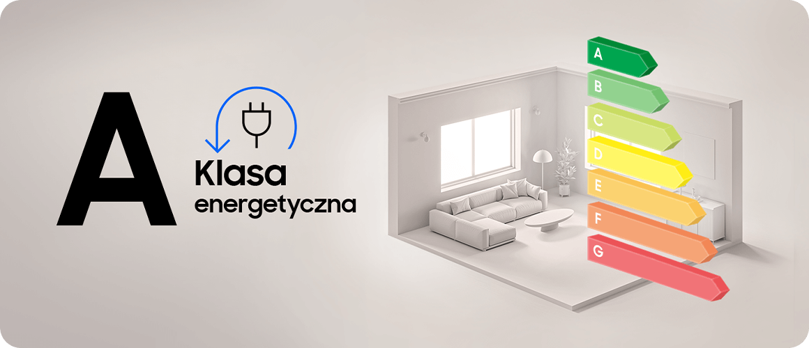 Suszarka Bespoke AI 9kg DV90DB8845GBU4 wyróżnia się doskonałą efektywnością energetyczną, posiadając klasę A. Dzięki niej oszczędzasz energię, co przekłada się na mniejsze rachunki za prąd i większą dbałość o środowisko.
