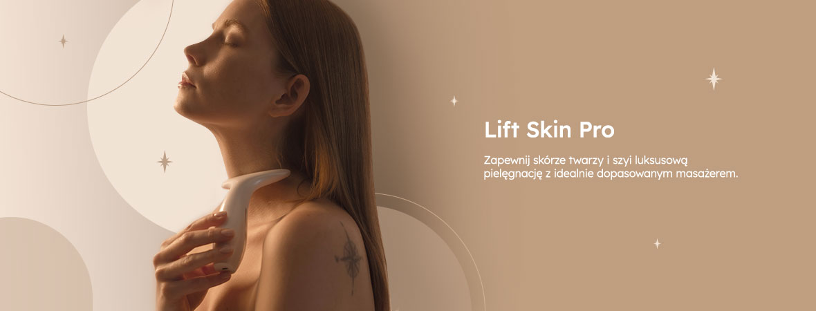 Garett Beauty Lift Skin Pro, Zapewnij skórze twarzy i szyi luksusową pielęgnację z idealnie dopasowanym masażerem