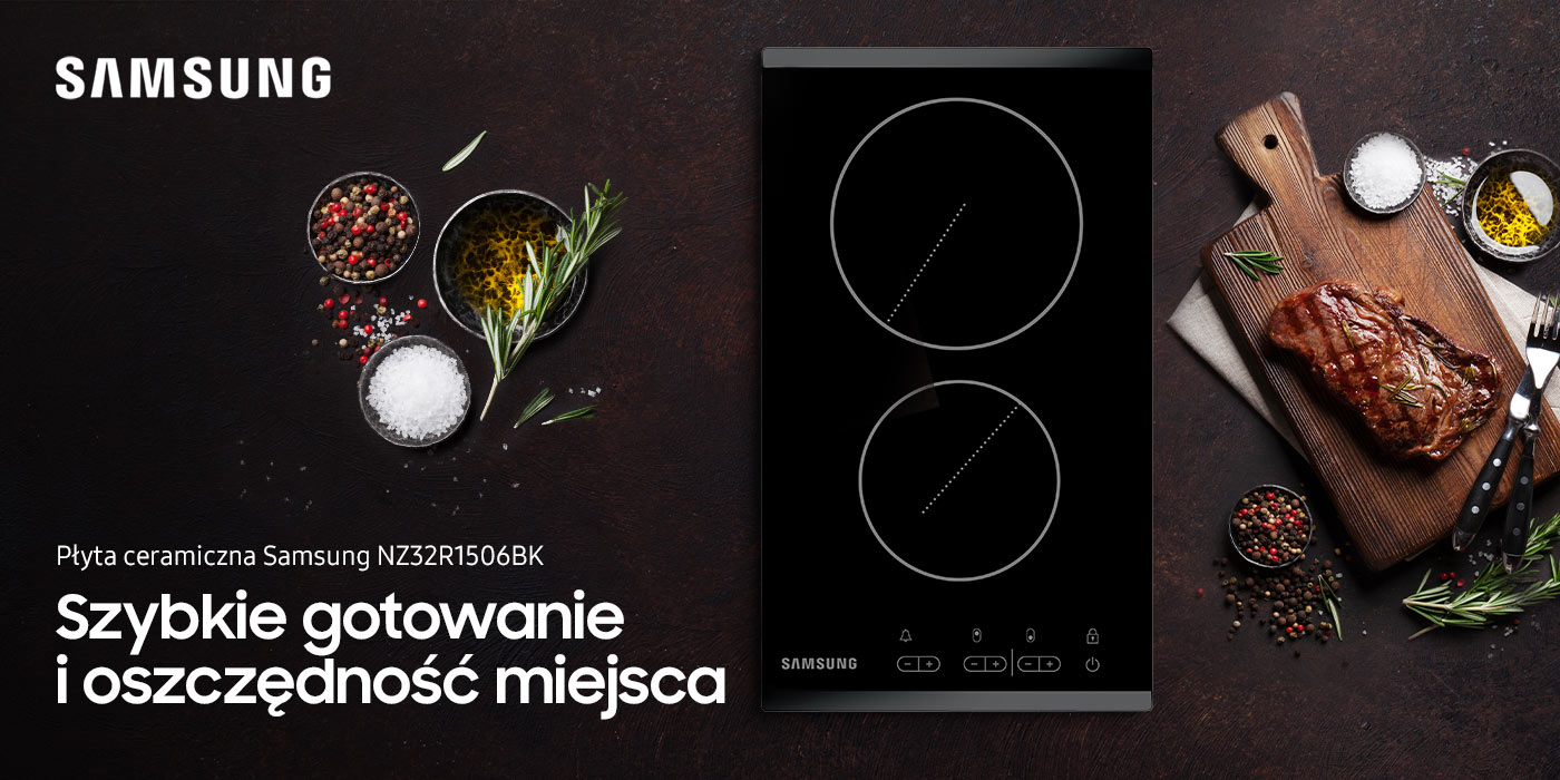 Oszczędzaj miejsce i czas z kuchenką Samsung, która sprawia, że gotowanie staje się przyjemnością 