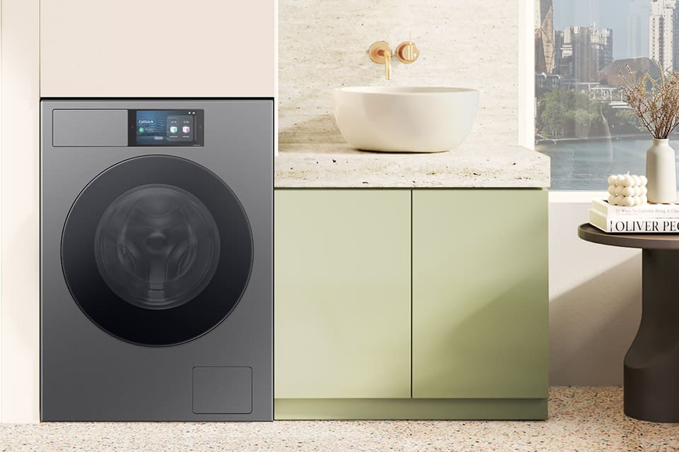 Pralka Bespoke AI 9 kg z inteligentnym ekranem WF90F09C4SU4