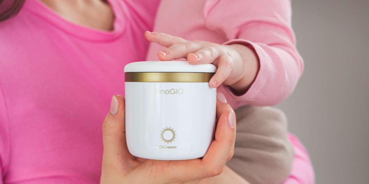 Podróżny bezprzewodowy podgrzewacz do butelek GIO-370M GIOwarm Mini