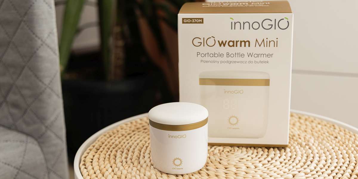 Podróżny bezprzewodowy podgrzewacz do butelek GIO-370M GIOwarm Mini