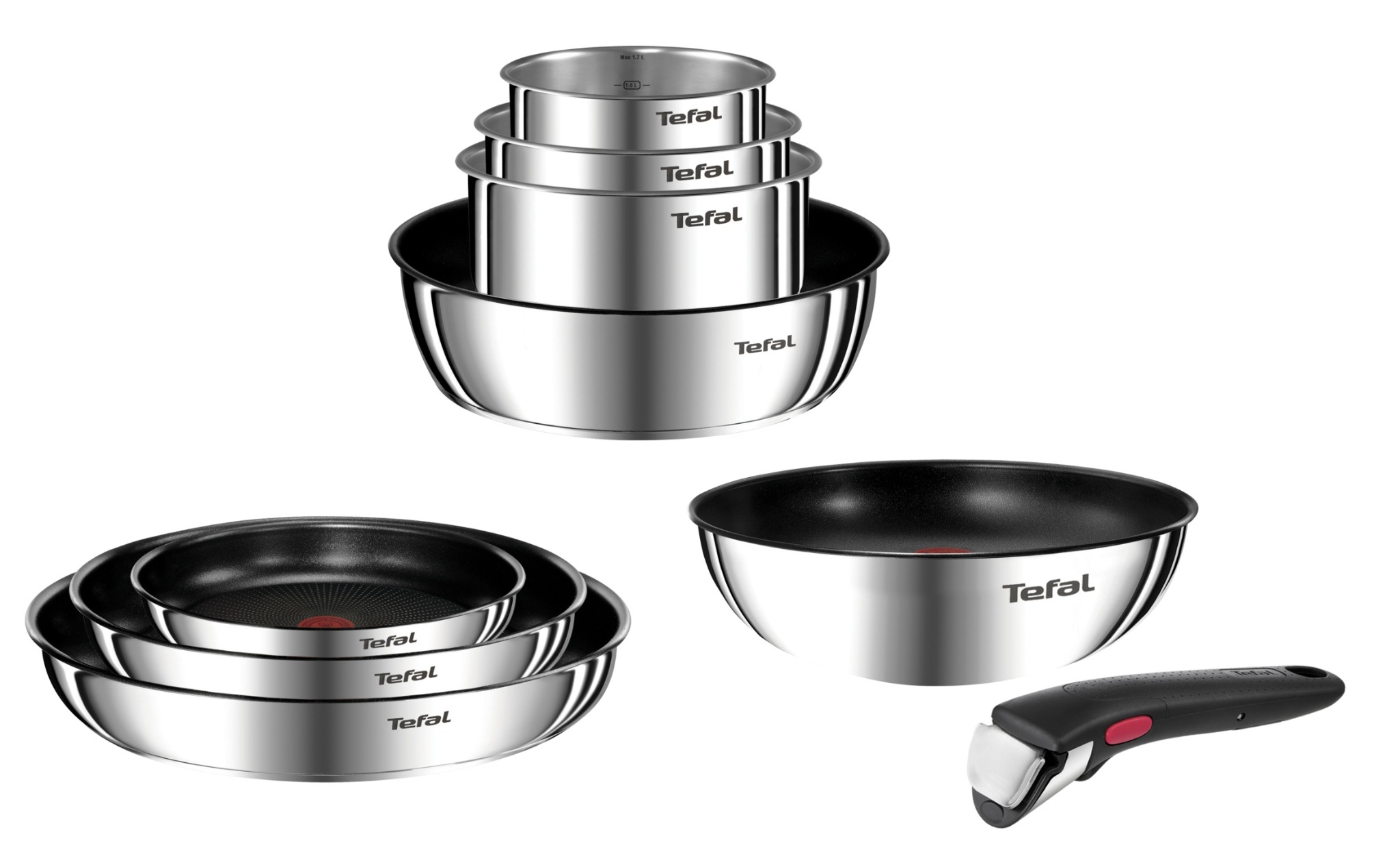 TEFAL Ingenio Emotion L897S5 5-elementowy zestaw L897S574